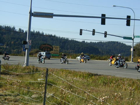 View from the gas station  