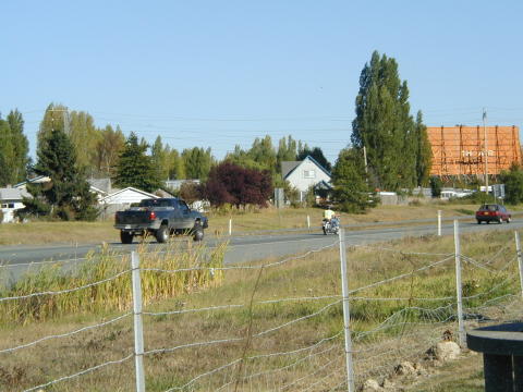 View from the gas station  